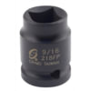 Sunex Tools 218FP Socket 9/16 in. x 1/2 in. Drive Female Pipe Plug Impact Socket in Black-Oxide Chrome Molybdenum Alloy Steel