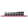 Sunex Tools 1814 Socket Set 12-Piece 1/4 in. Drive Metric Universal Impact Socket Set, 5 to 14 mm, in Chrome Molybdenum Steel