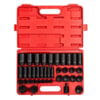 Sunex Tools 2668 Socket Set 39-PC 1/2 in. Drive SAE Master Impact Socket Set with Standard and Deep Sockets in Chrome