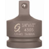Sunex Tools 4305 Socket Adapter 3/4in Female to 1/2in Male CR-MO Impact Socket Adapter, Chrome Molybdenum Steel, 6 Points
