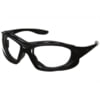 UVEX S0600 Safety Glasses Safety Glasses Seismic® Black Frame with Clear Hardcoat Lens and Headband