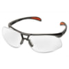 UVEX S4200 Protege Safety Eyewear, Metallic Black Frame, Clear Ultra-Dura Hardcoat Lens