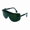 UVEX S2509 Safety Glasses Astrospec Series 3001 OTG Safety Eyewear, Black Frame, Green Lens