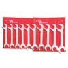 V8 Hand Tools 9810 Jumbo Angle Head Wrench Set, SAE, 10 pc