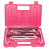 V8 Hand Tools 4205 Gear Puller 7-Pieces Straight Bar Puller Set, 5-Ton Capacity, Chrome Plated