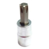 Vim Tools PFS6T40 Driver Bit Set T40 Torx Gun Metal Gray Driver Bit with 3/8 In. Square Drive Satin Socket