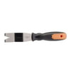 Vim Tools V614 Clip Removal Tool 8 In. V Notch Door Panel Removal Tool Stainless Steel Blade Two Component Handle