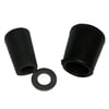 Vim Tools V387-68 Hood Prop Support 2-Piece Replacement Rubber Tip Set Protective Friction Caps for Adjustable Hood Props