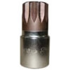 Vim Tools XZN114 Socket Driver Bit M14 XZN Triple Square Stubby Driver Socket Bit 3/8 In. Square Drive Forged