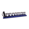 Vim Tools DDM400 Socket Set 9-Piece Metric Low Profile Dual Drive Shallow Fastener Socket Set 1/4 In. Square Drive