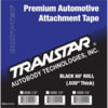 Transtar 4585 Paint Protection Film 1/2-Inch x 60-Foot High Strength Black Polyethylene Attachment Tape