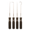 Ullman Devices PSP-4 Hook and Pick Set 4-Pieces High Carbon Steel Individual Small Component Hook and Pick Set