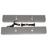 Wilton 2907750 Vise Jaws 2-Piece Hardened Steel Replacement Serrated Top Jaw Inserts for Bullet Vises