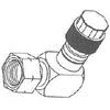 MEI 5560 A/C O-Ring Airsource Retrofit Adapter-3/16"90 Red