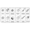 MEI 8986 A/C O-Ring Airsource Port Cap Assortment