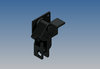 Whiting Door 7515 Door Lock Assembly Door Lock Assembly, 3.8" Steel Roll Up Door Lock Keeper Assembly