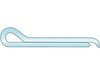 Fastenal 0165356 5/32" x 1-1/2" Zinc Finish Hammerlock Cotter Pin