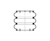 Triangle Suspension AS-4336 Suspension Air Spring Kit Triangle Air Spr - Triple Conv., Triangle Bellows # 6319, ContiTech
