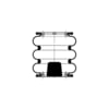 Triangle Suspension AS-4432 Suspension Air Spring Kit Triangle Air Spr - Triple Conv., Triangle Bellows # 6334, ContiTech