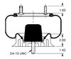 Triangle Suspension AS-8311 Suspension Air Spring Kit Triangle Air Spr - Rolling Lobe, Triangle Bellows # 6360, ContiTech