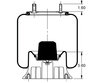 Triangle Suspension AS-8310 Suspension Air Spring Kit Triangle Air Spr - Rolling Lobe, Triangle Bellows # 6363, ContiTech