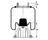 Triangle Suspension AS-8315 Suspension Air Spring Kit Triangle Air Spr - Rolling Lobe, Triangle Bellows # 6364, ContiTech