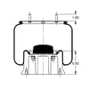 Triangle Suspension AS-8316 Suspension Air Spring Kit Triangle Air Spr - Rolling Lobe, Triangle Bellows # 6365, ContiTech