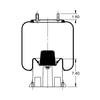 Triangle Suspension AS-8324 Suspension Air Spring Kit Triangle Air Spr - Rolling Lobe, Triangle Bellows # 6371, ContiTech