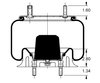 Triangle Suspension AS-8447 Multi-Purpose Control Cable Triangle Air Spr - Rolling Lobe