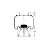 Triangle Suspension AS-8367 Suspension Air Spring Kit Triangle Air Spr - Rolling Lobe, Triangle Bellows # 6365, ContiTech