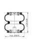 Triangle Suspension AS-4775 Suspension Air Spring Kit Triangle Air Spr - Rolling Lobe