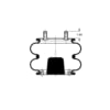 Triangle Suspension AS-4540 Suspension Air Spring Kit Triangle Air Spr - Double Conv., Triangle Bellows # 6316, ContiTech