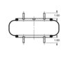 Triangle Suspension AS-4339 Suspension Air Spring Kit Triangle Air Spr - Single Conv., Triangle Bellows # 6326, ContiTech