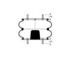 Triangle Suspension AS-4316 Suspension Air Spring Kit Triangle Air Spr - Double Conv., Triangle Bellows # 6329, ContiTech
