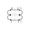 Triangle Suspension AS-4373 Triangle Air Spr - Double Conv., Triangle Bellows # 6328, ContiTech Bellows # FD 330-30