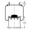 Triangle Suspension AS-8712 Suspension Air Spring Kit Triangle Air Spr - Rolling Lobe