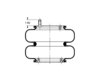 Triangle Suspension AS-4371 Suspension Air Spring Kit Triangle Air Spr - Double Conv., Triangle Bellows # 6328, ContiTech
