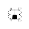 AS-4367 by TRIANGLE SUSPENSION - Triangle Air Spr - Double Conv., Triangle Bellows # 6316, ContiTech Bellows # FD 330-22
