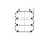 AS-4534 by TRIANGLE SUSPENSION - Triangle Air Spr - Triple Conv., Triangle Bellows # 6335, ContiTech Bellows # FT 530-35