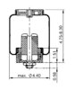 Triangle Suspension AS-5201 Suspension Air Spring Kit Triangle Air Spr - Cab Bag