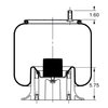 Triangle Suspension AS-8015 Suspension Air Spring Kit Triangle Air Spr - Rolling Lobe