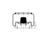 Triangle Suspension AS-8414 Suspension Air Spring Kit Triangle Air Spr - Rolling Lobe, Triangle Bellows # 6417, ContiTech