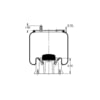 Triangle Suspension AS-8509 Suspension Air Spring Kit Triangle Air Spr - Rolling Lobe, Triangle Bellows # 6383, ContiTech