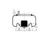 Triangle Suspension AS-8427 Suspension Air Spring Kit Triangle Air Spr - Rolling Lobe, Triangle Bellows # 6388, ContiTech