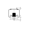 AS-8451 by TRIANGLE SUSPENSION - Triangle Air Spr - Rolling Lobe, Triangle Bellows # 6391, ContiTech Bellows # 9 10-17.5