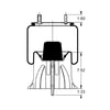 Triangle Suspension AS-8425 Suspension Air Spring Kit Triangle Air Spr - Rolling Lobe, Triangle Bellows # 6378, ContiTech