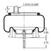 Triangle Suspension AS-8537 Suspension Air Spring Kit Triangle Air Spr - Rolling Lobe, Triangle Bellows # 6397, ContiTech