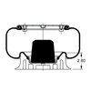 Triangle Suspension AS-8339 Suspension Air Spring Kit Triangle Air Spr - Rolling Lobe, Triangle Bellows # 6360, ContiTech