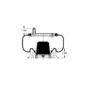 AS-8481 by TRIANGLE SUSPENSION - Triangle Air Spr - Rolling Lobe, Triangle Bellows # 6360, ContiTech Bellows # 9 10-10