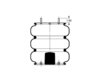 Triangle Suspension AS-4522 Suspension Air Spring Kit Triangle Air Spr - Triple Conv., Triangle Bellows # 6335, ContiTech